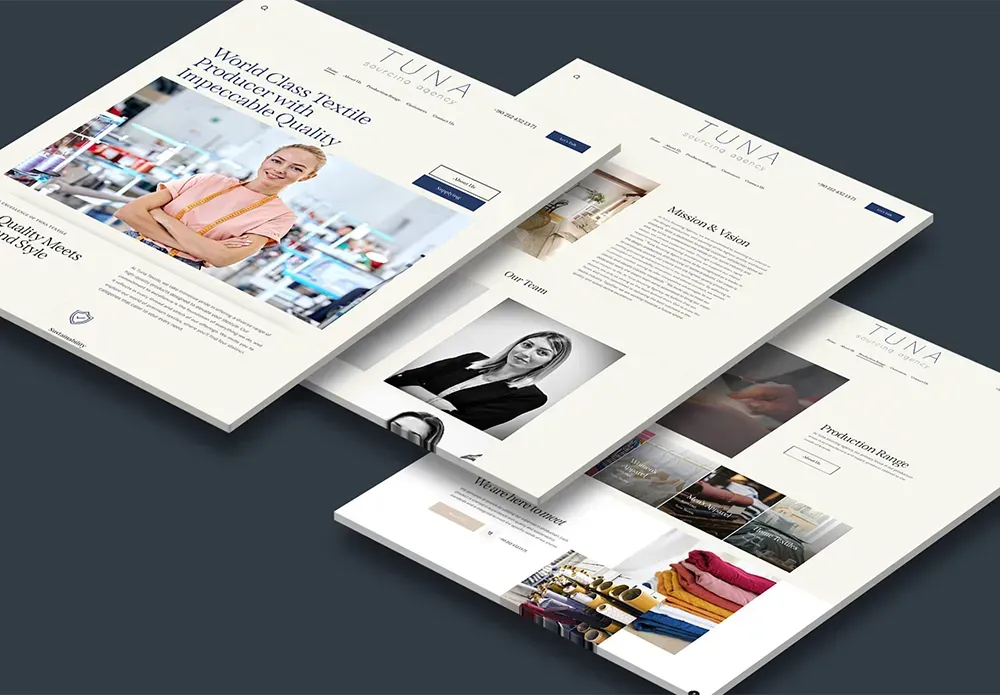 Tuna Tekstil - Web Design Project