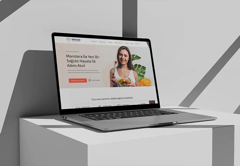 Monstera Saglikli Yasam Merkezi - Web Design Project