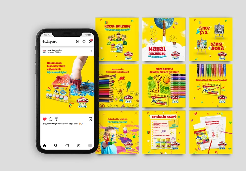 Playdoh Sosyal Medya Yonetimi - Social Media Project
