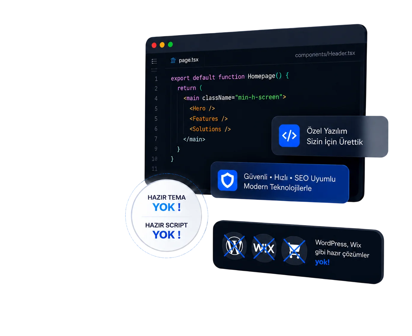 Custom software development - Next.js and Astro instead of WordPress or Wix
